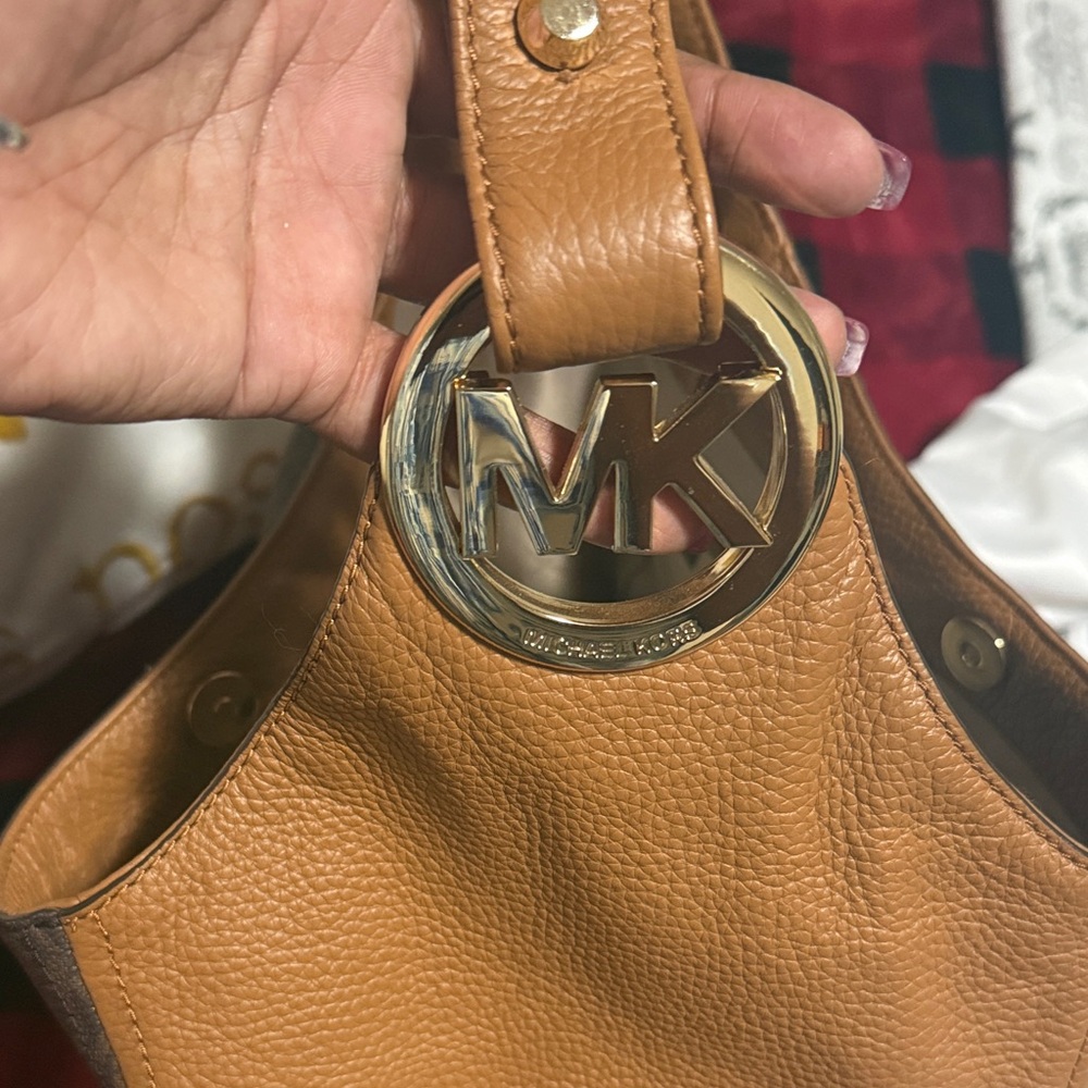 Michael Kors Tan and Brown Hobo Bag - Picture 2 of 6